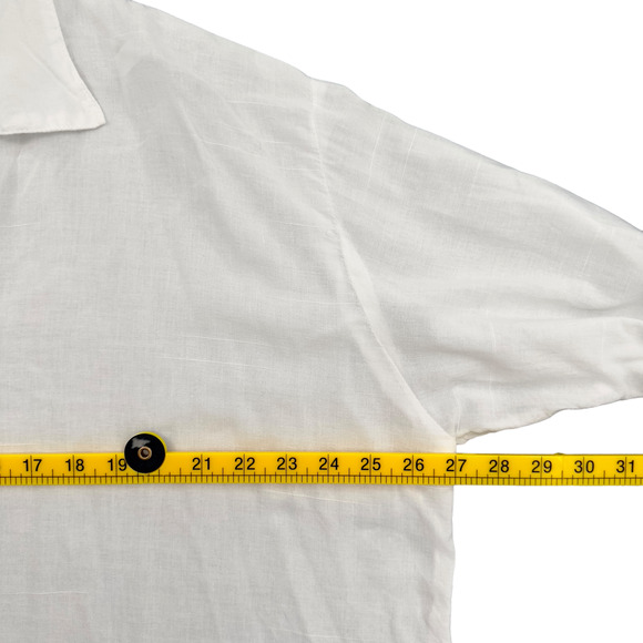 Sumac Design Tunic Womens Size Large White Lightweight‎ V-Neck Coastal Beach - Picture 9 of 10